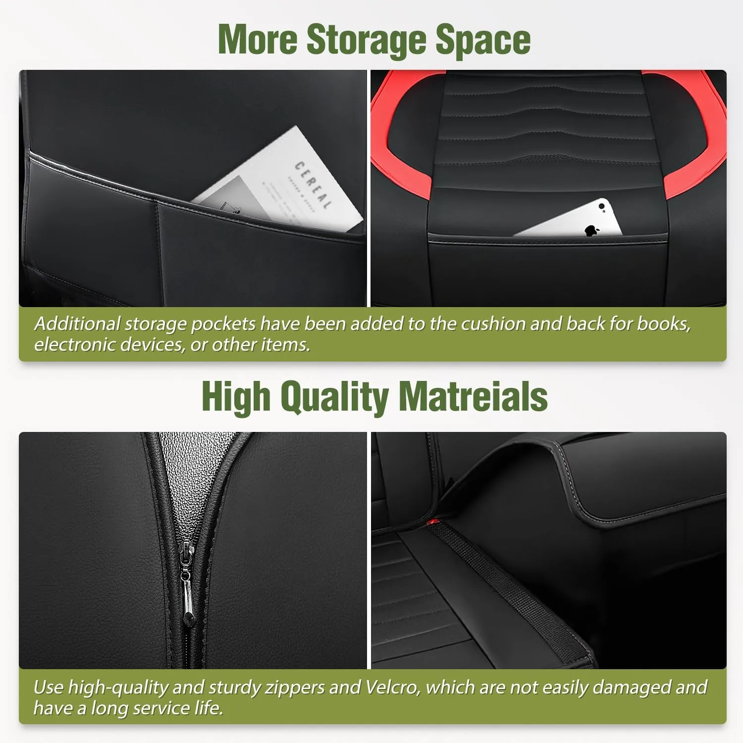 2008-2024 Toyota Tundra Double Cab CrewMax Cab Seat Covers