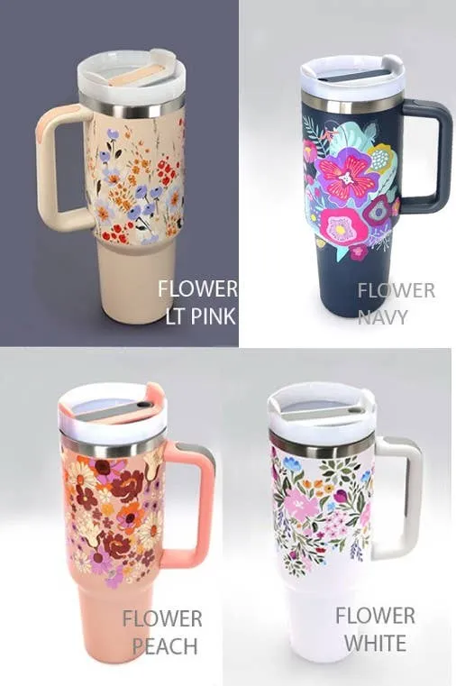 40oz Stainless Steel Tumbler Solid-Ombre Peach