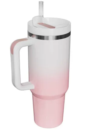 40oz Stainless Steel Tumbler Solid-Ombre Peach