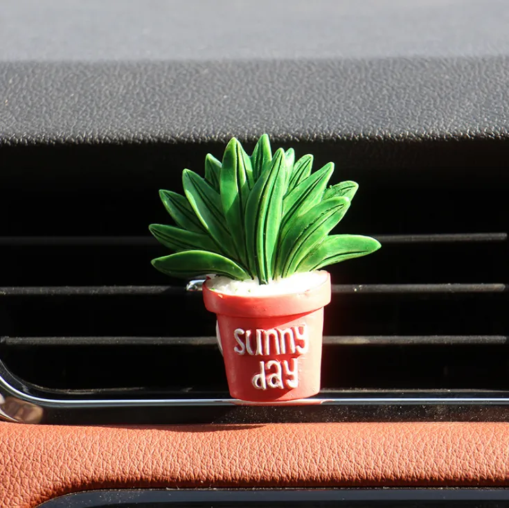 Car Air Freshener Plants Perfume Vent Outlet Air Conditioning