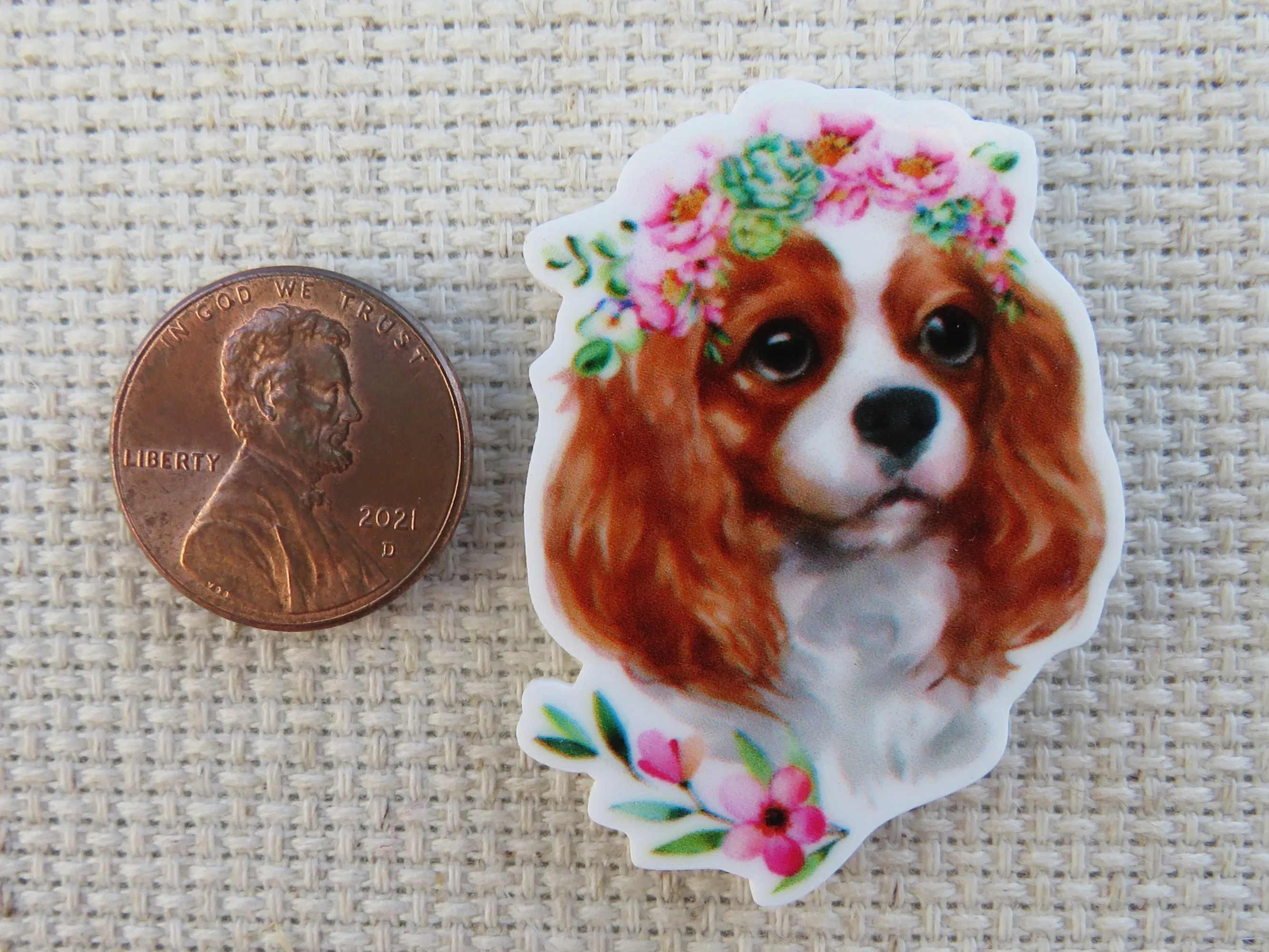 Cavalier King Charles Spaniel Needle Minder, Cover Minder, Magnet
