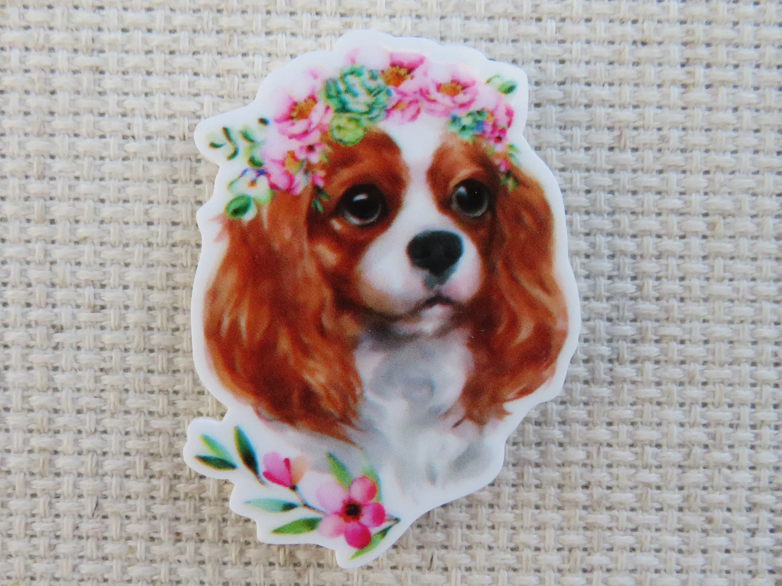 Cavalier King Charles Spaniel Needle Minder, Cover Minder, Magnet