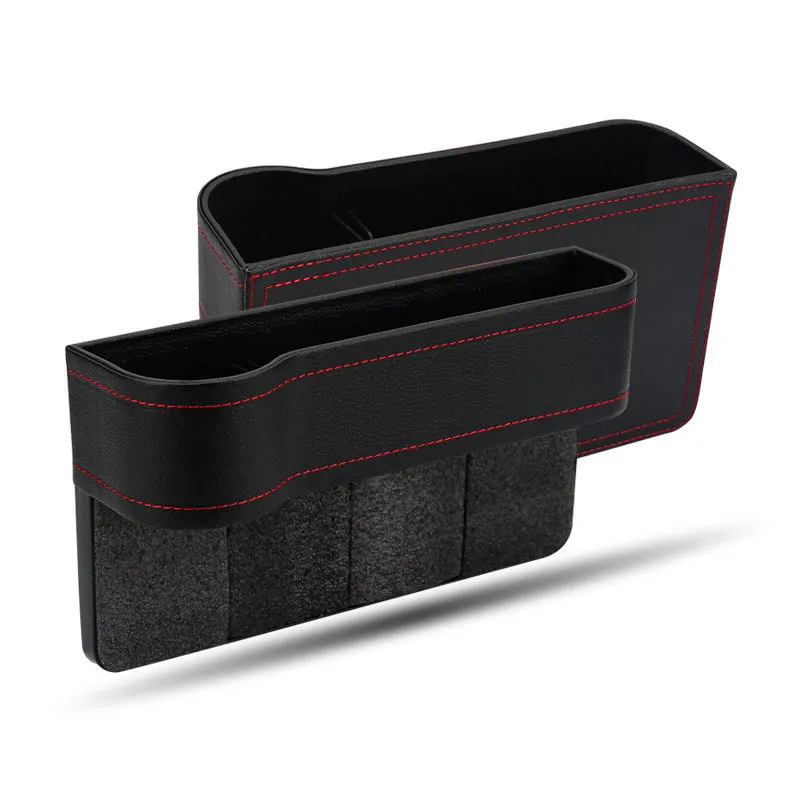 Color: Black A, style: Set - PU leather storage box