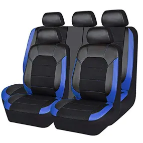 Color: Black Blue Side Wing, Size: Universal - Car Seat Cover