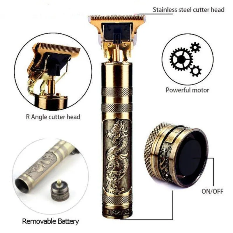 Cordless Rechargable Salon Grade Beard Hair Trimmer Clipper for Men