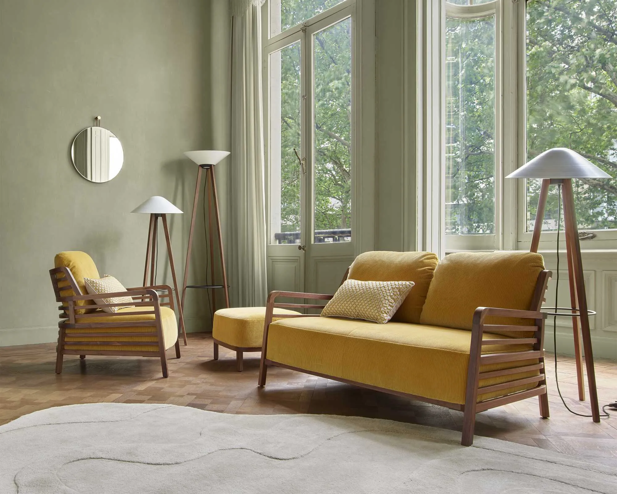 Flax Armchair High Back