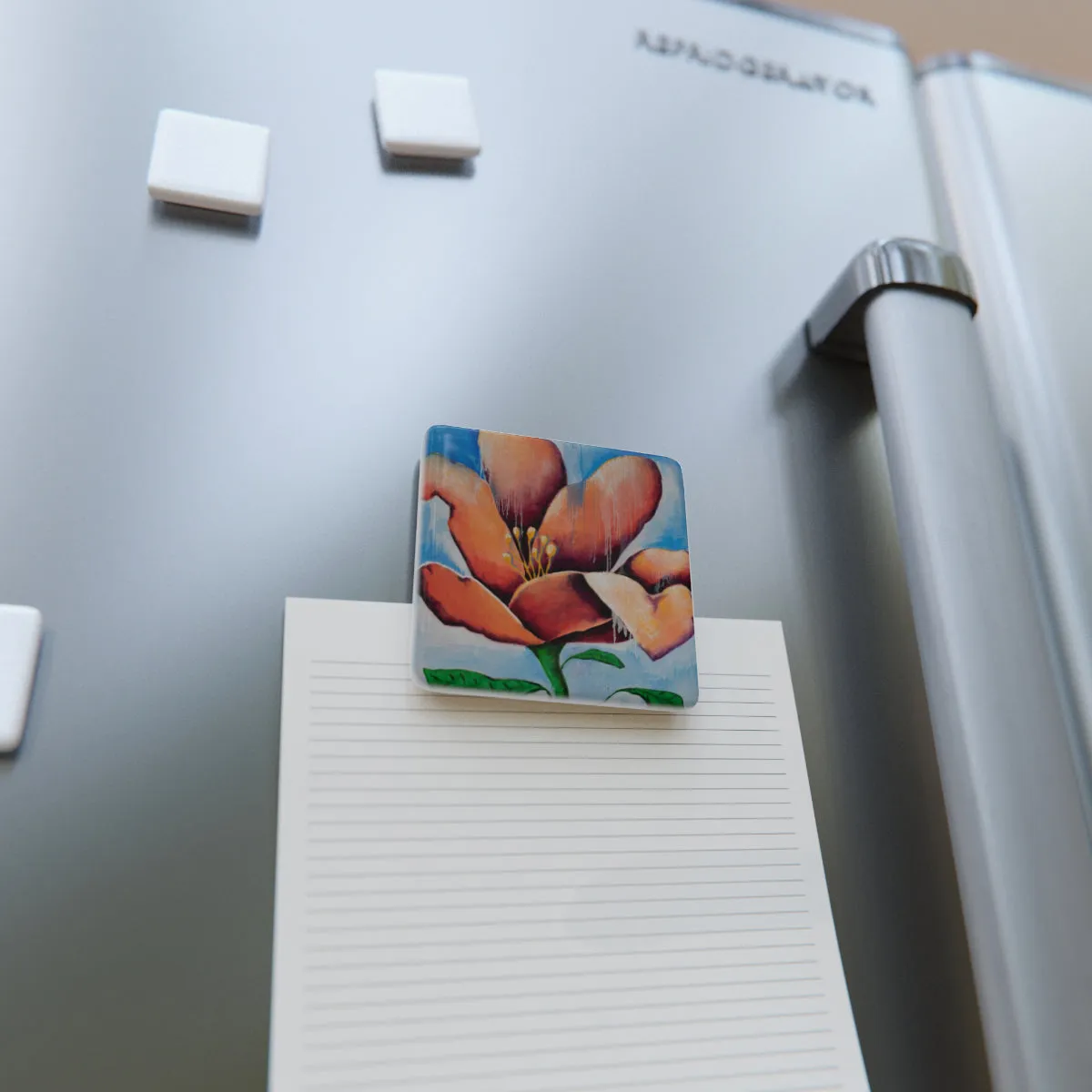 Flower Drops Porcelain Magnet