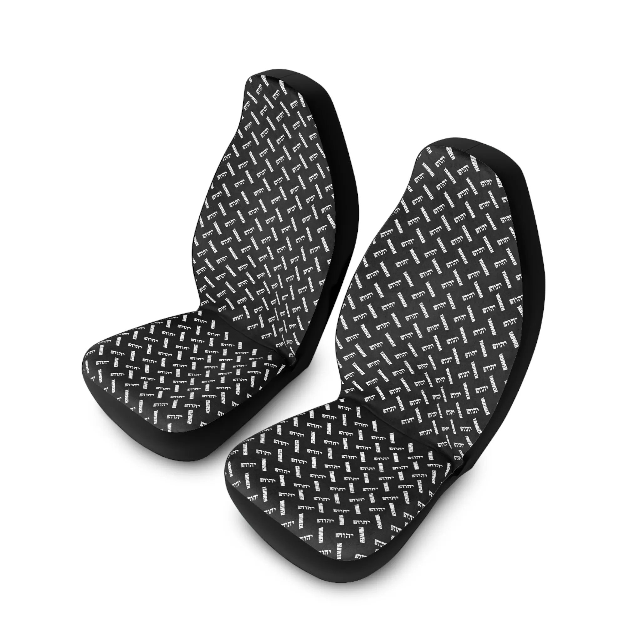 KING YAHWEH Omni 3.0 Polyester Car Seat Covers (Black)