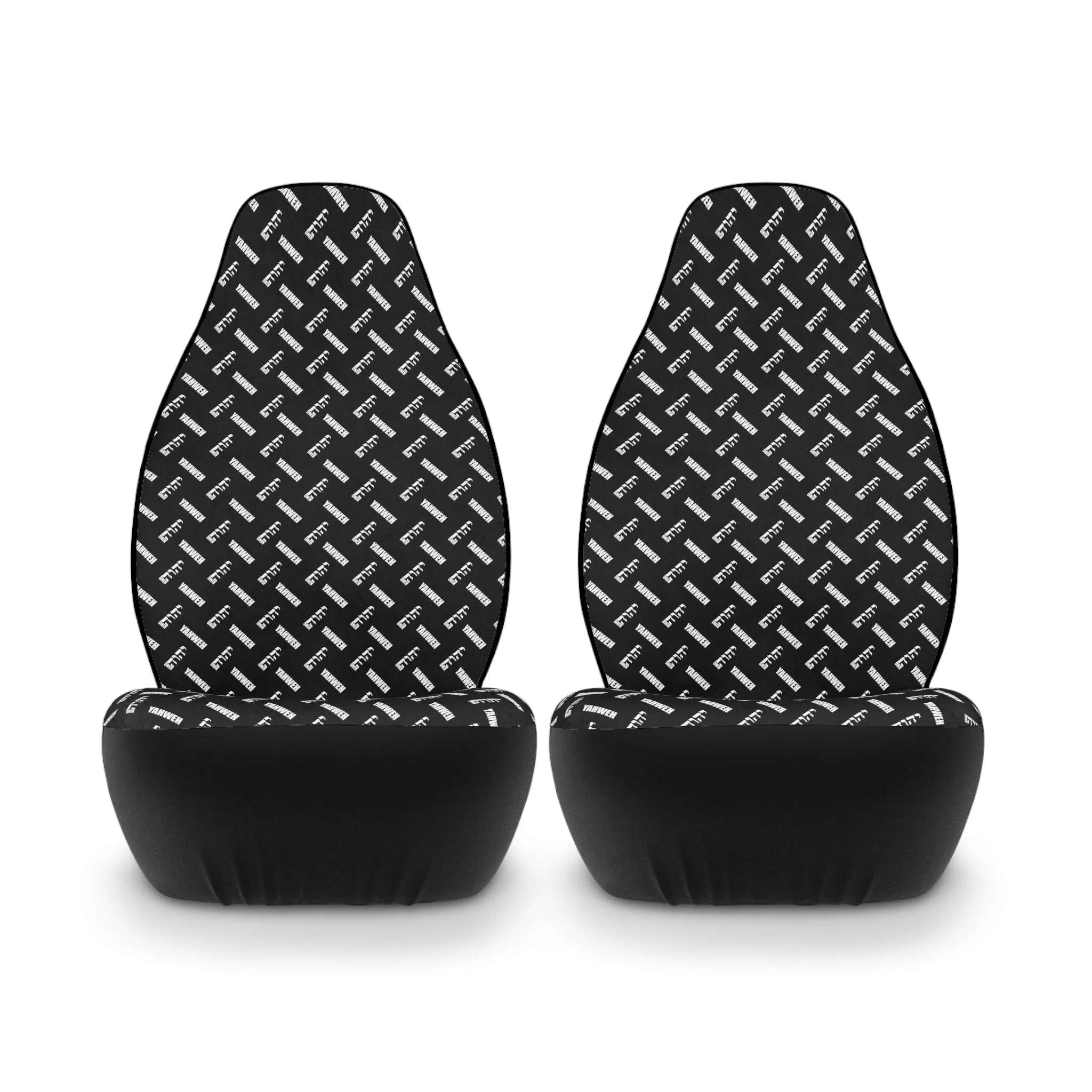 KING YAHWEH Omni 3.0 Polyester Car Seat Covers (Black)