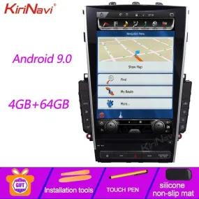 KiriNavi 12.1" Android 10.0 Car Radio Automotivo Auto GPS Navigation For Infiniti Q50 Q50L Car Multimedia Player stereo 4G 2013 