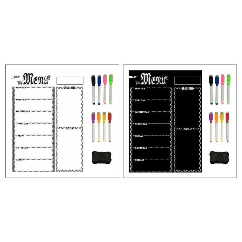 Magnetic Refrigerator Chalkboard For Kitchen Fridge