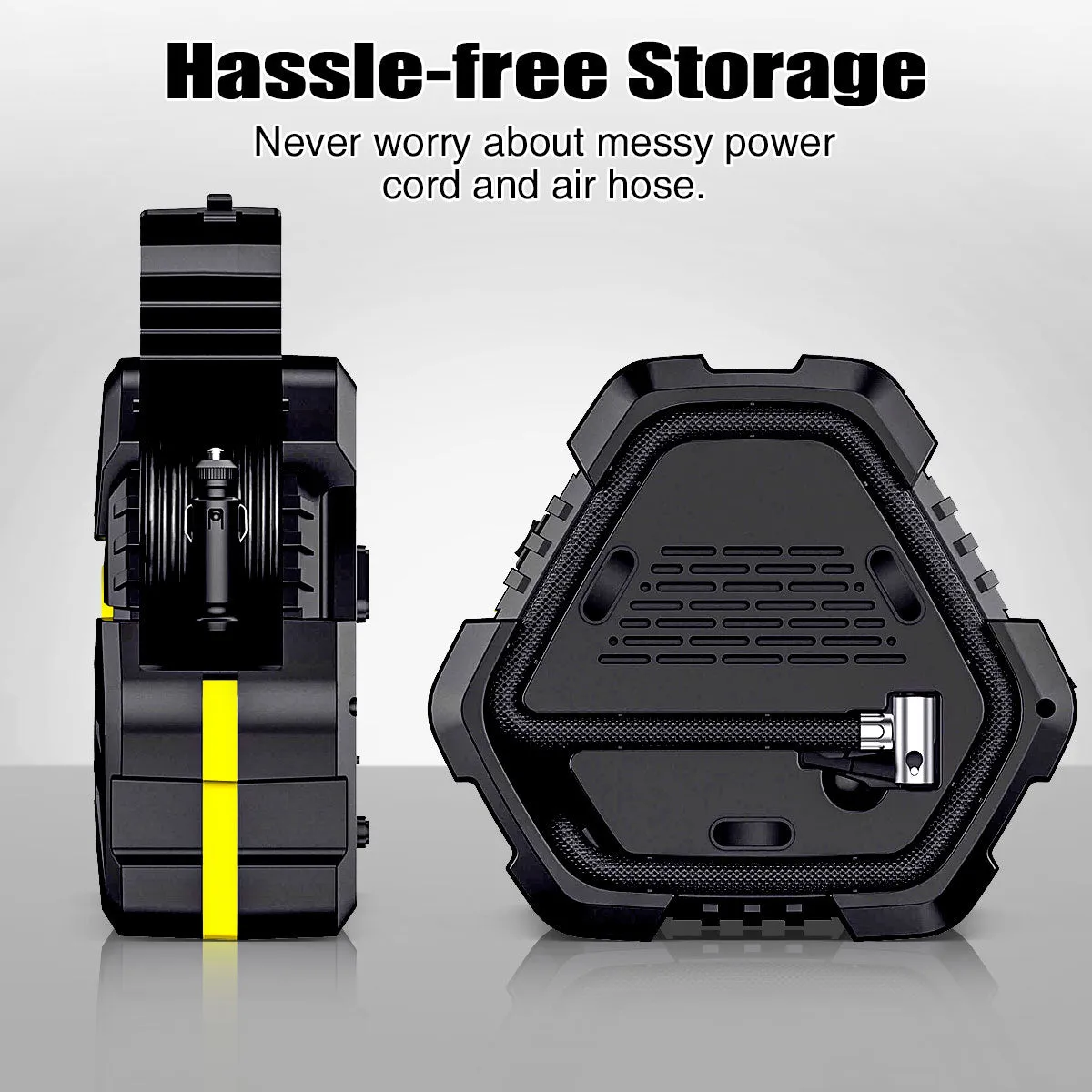 Portable Digital Tire 12V Car Air Compressor Pump with 150 PSI LED Screen